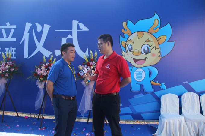 家裝防水總經(jīng)理于超軍接受中國涂料報(bào)記者采訪 防水材料