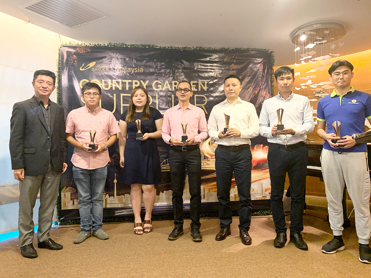 青龍榮獲碧桂園集團兩項殊榮 防水材料