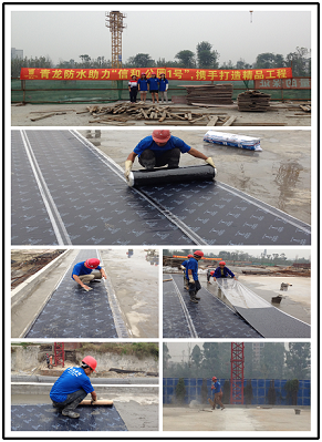 青龍施工員在公園1號工地進(jìn)行專業(yè)的防水施工 眉山防水